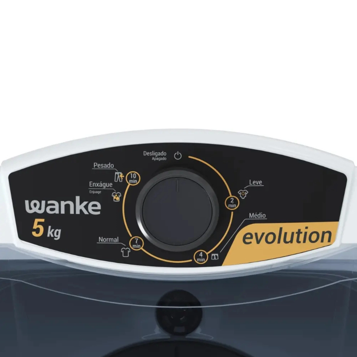 MAQUINA DE LAVAR SEMIAUTOMATICA WANKE EVOLUTION 5KG BRANCA 220V MAQUINA DE LAVAR SEMIAUTOMATICA WANKE EVOLUTION 5KG BRANCA 220V