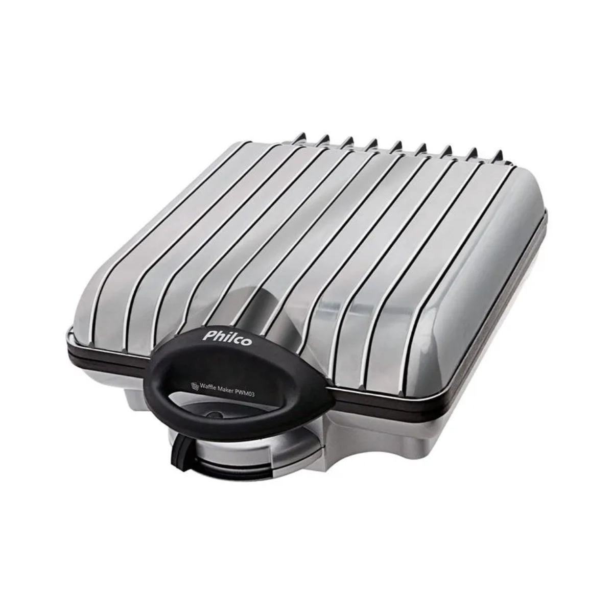 MAQUINA DE WAFFLE ANTIADERENTE PRATA 127V 1200W 4 WAFFLES MAQUINA DE WAFFLE ANTIADERENTE PRATA 127V 1200W 4 WAFFLES