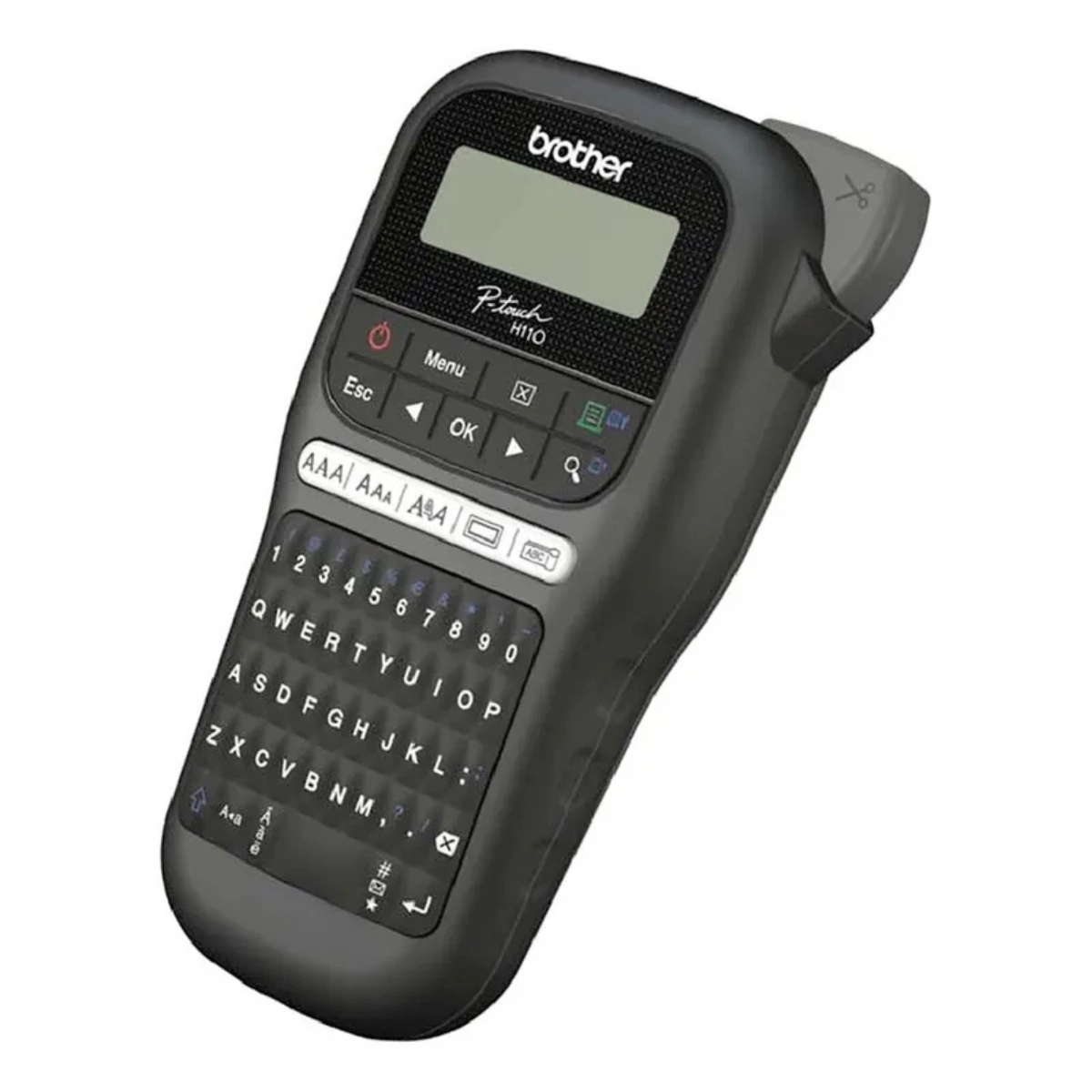 MAQUINA ROTULADORA ELETRONICA PORTÁTIL PRETA BROTHER  - PTH110BK