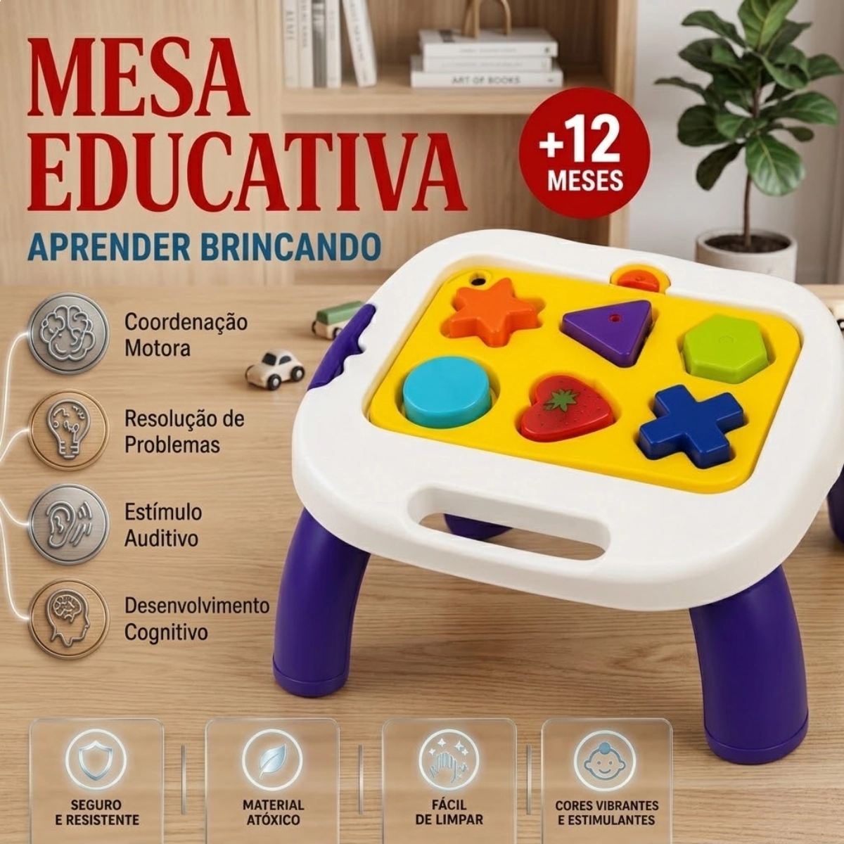 MESINHA DIDÁTICA INFANTIL EDUCATIVA INTERATIVA KENDY SORTIDA MESINHA DIDÁTICA INFANTIL EDUCATIVA INTERATIVA KENDY SORTIDA