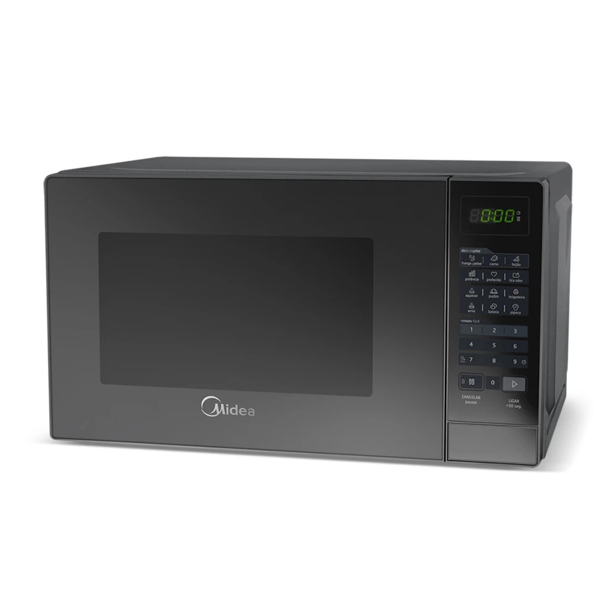 MICRO ONDAS 20 LITROS PRATA 220V PORTA ESPELHADA MINUTO FÁCIL MIDEA