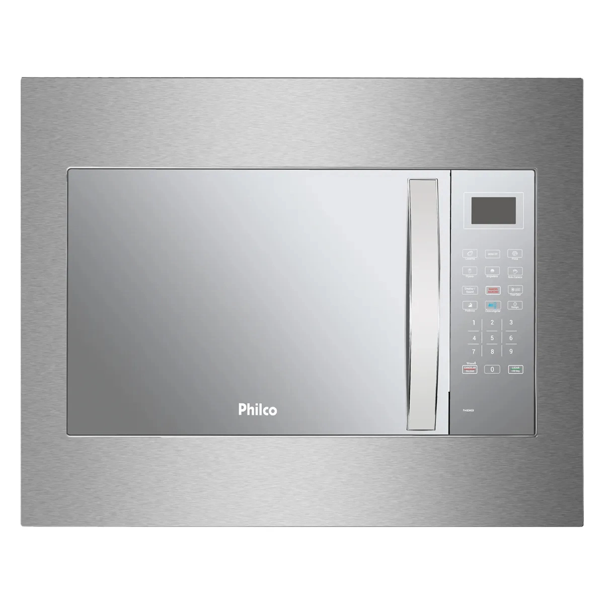 MICRO ONDAS DE EMBUTIR 220V 34L PHILCO ESPELHADO 1400W PMB34EB