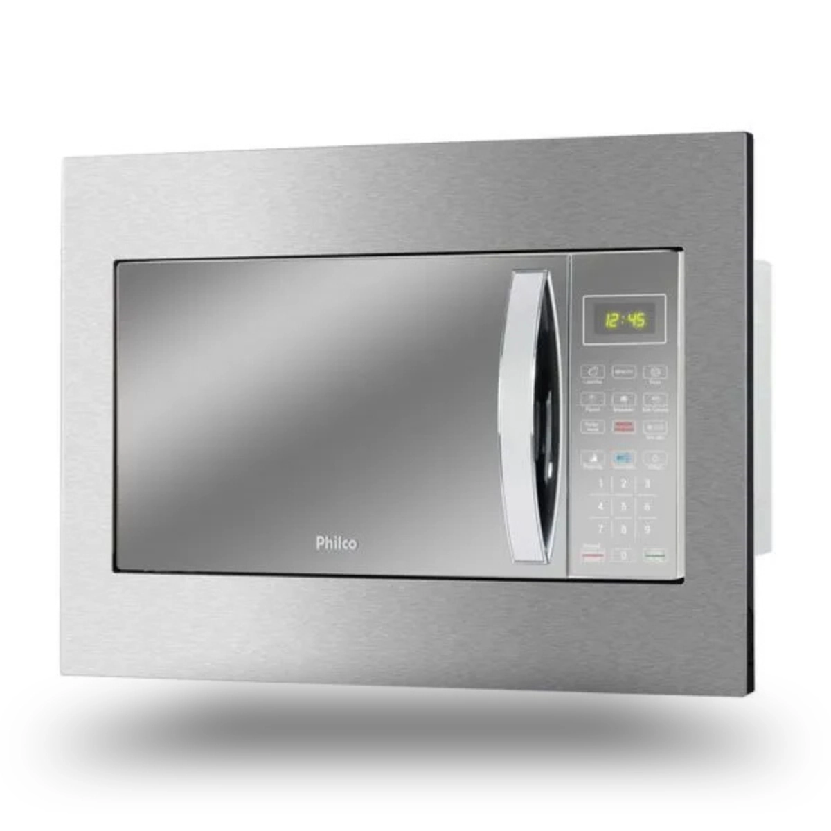 MICRO-ONDAS DE EMBUTIR PMB30E 220V PHILCO PRATA LIMPA FACIL 