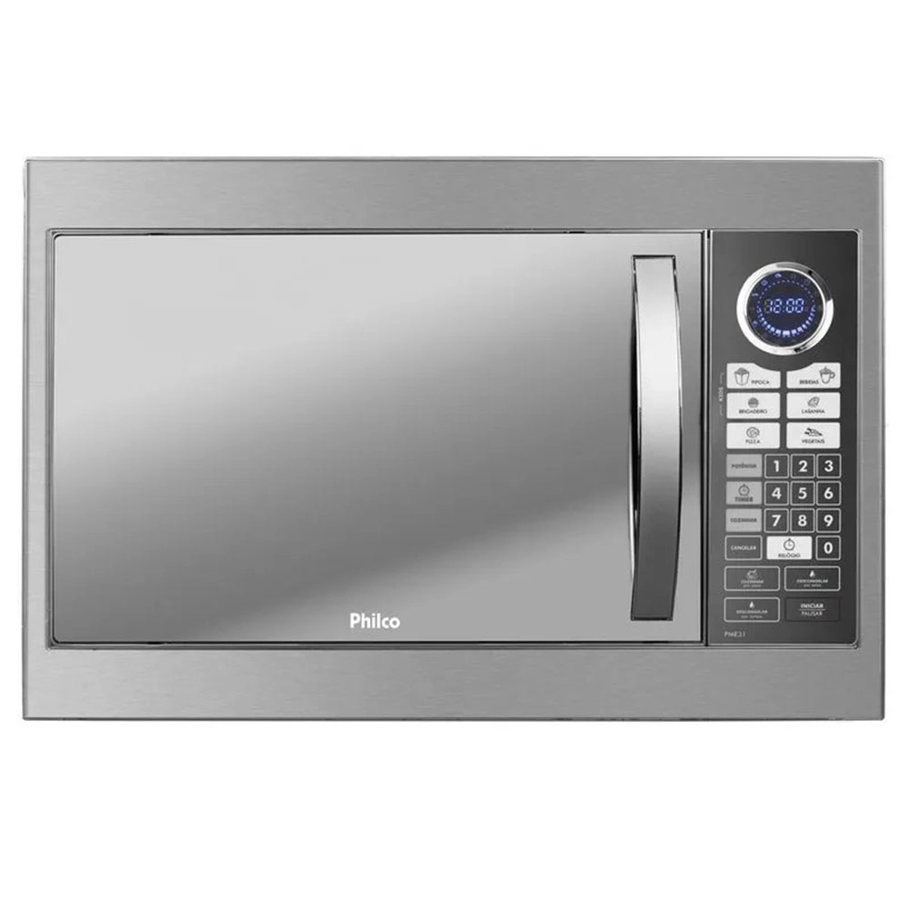 Micro-ondas Espelhado de Embutir Philco 1400w 30l 127v