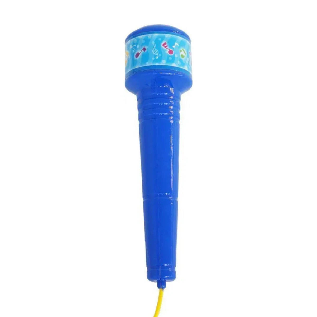 MICROFONE INFANTIL COM PEDESTAL LUZ MUSICAL BW139AZ AZUL KIDS