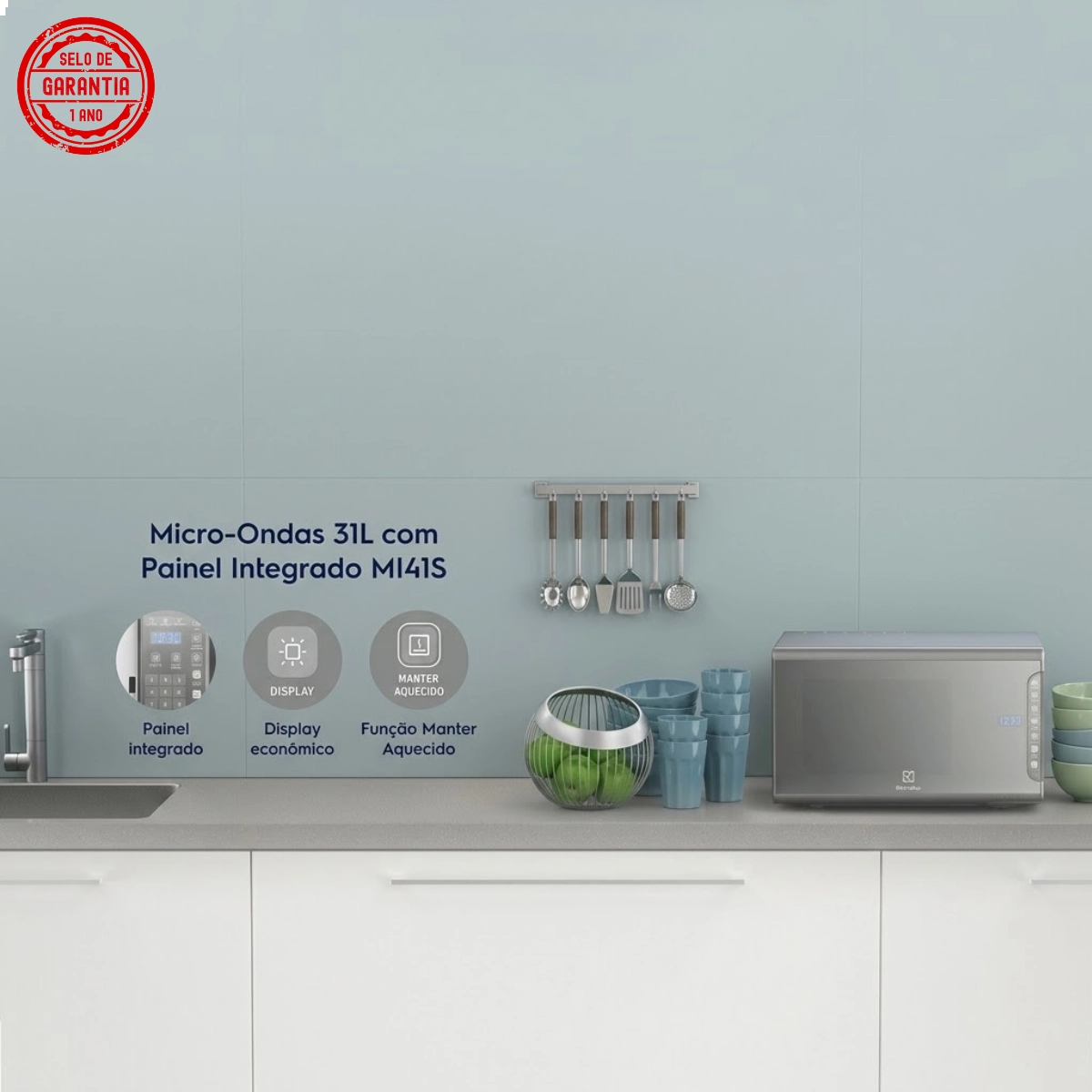 MICROONDAS ELECTROLUX 31L INOX 127V ESPELHADO 1600W E FUNÇÃO TIRA ODOR MICROONDAS ELECTROLUX 31L INOX 127V ESPELHADO 1600W E FUNÇÃO TIRA ODOR