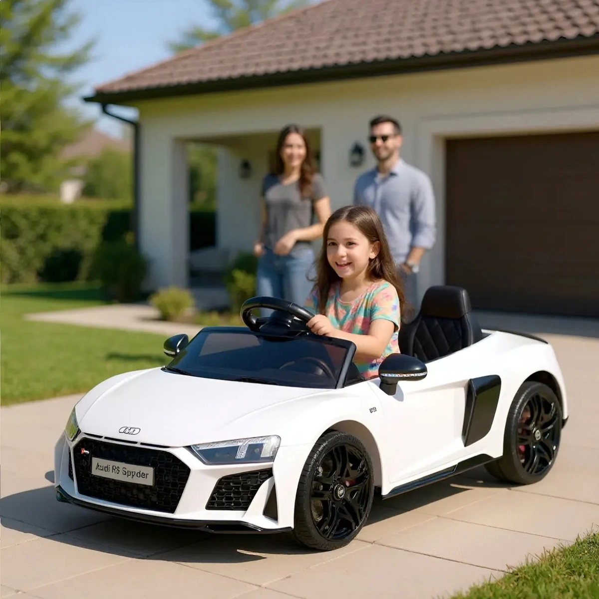 MINI AUDI R8 SPYDER ELÉTRICO AUDI R8 SPYDER IMPORTWAY 12V BRANCO MINI AUDI R8 SPYDER ELÉTRICO AUDI R8 SPYDER IMPORTWAY 12V BRANCO