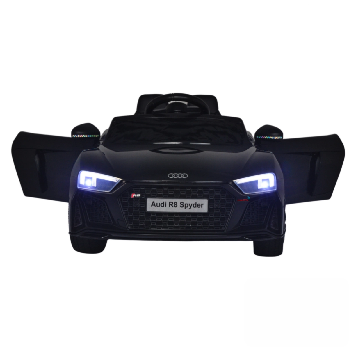 MINI AUDI R8 SPYDER ELÉTRICO AUDI R8 SPYDER IMPORTWAY 12V PRETO