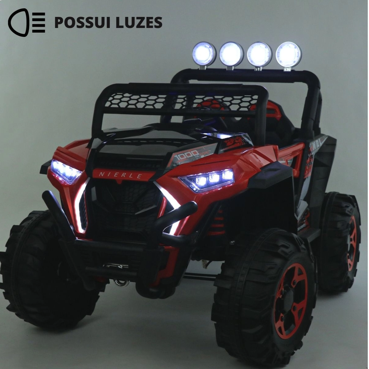 MINI BUGGY 4X4 ELÉTRICO INFANTIL 12V VERMELHO - IMPORTWAY