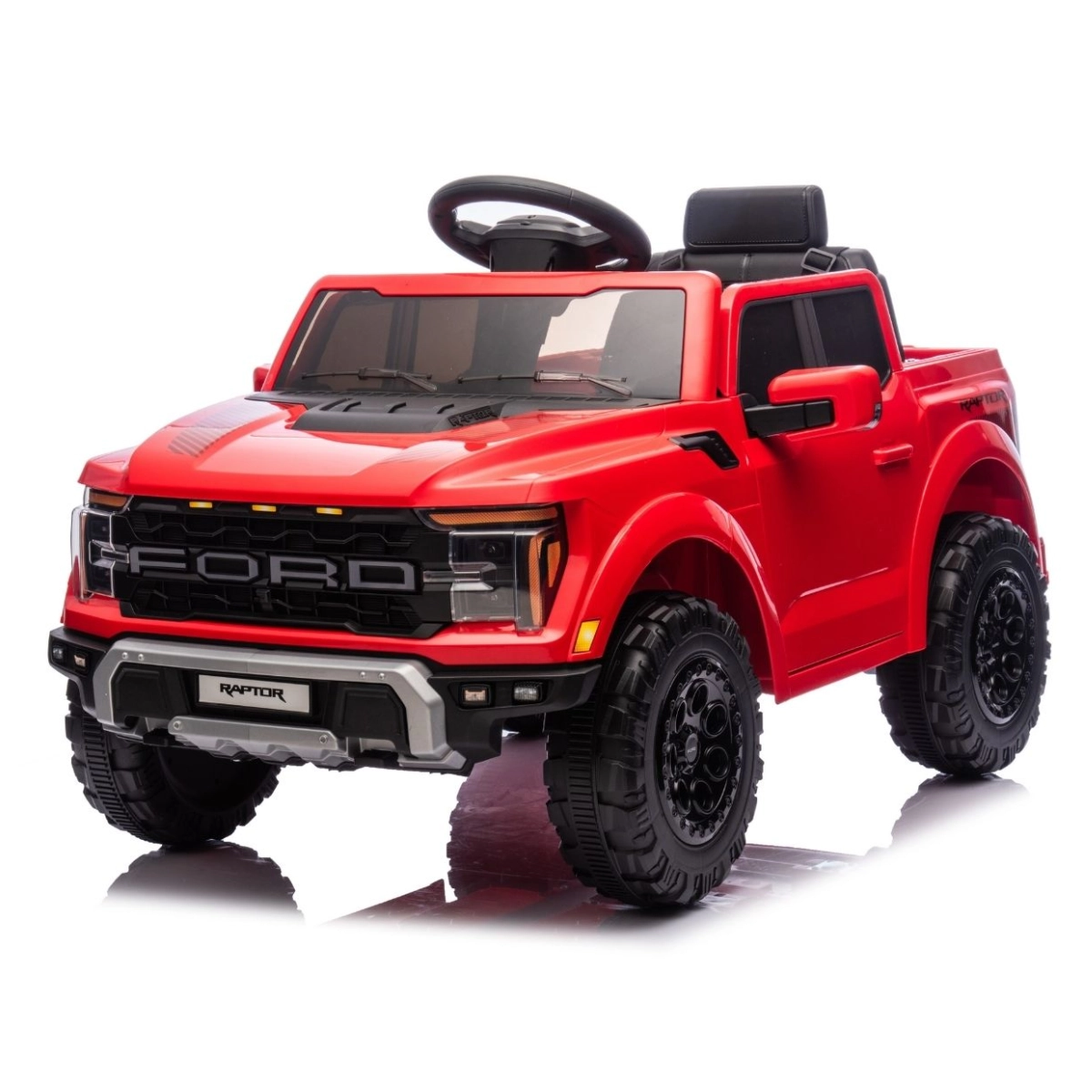 MINI CAMINHONETE ELETRICA FORD F-150 RAPTOR VERMELHO 12V IMPORTWAY