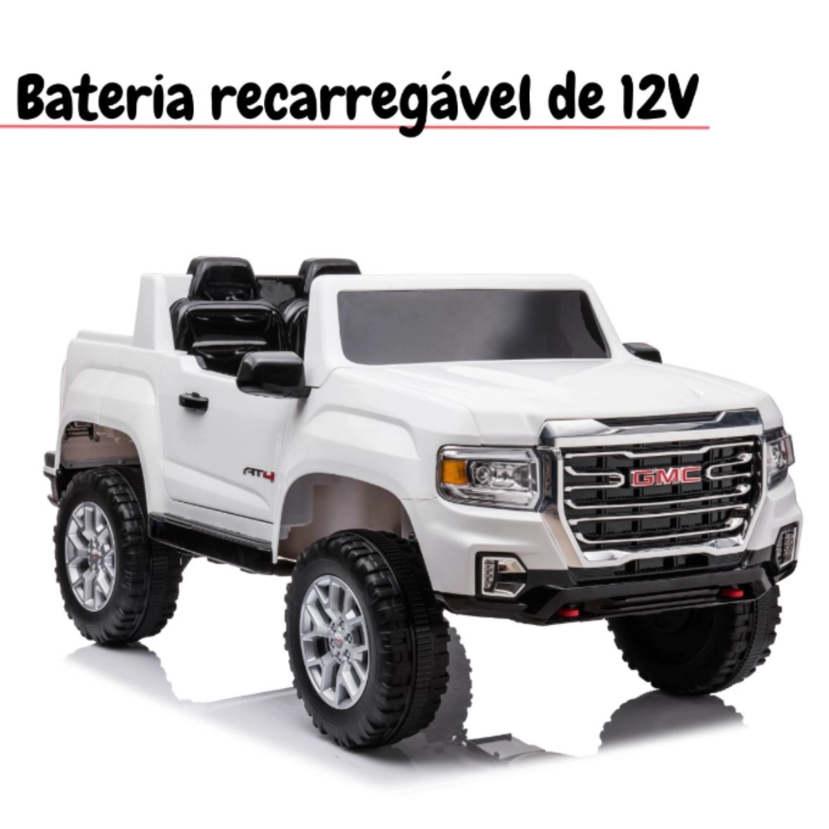 Mini Carro Elétrico Gmc Canyon At4 12v Importway  Potência, Estilo e Diversão para Crianças!