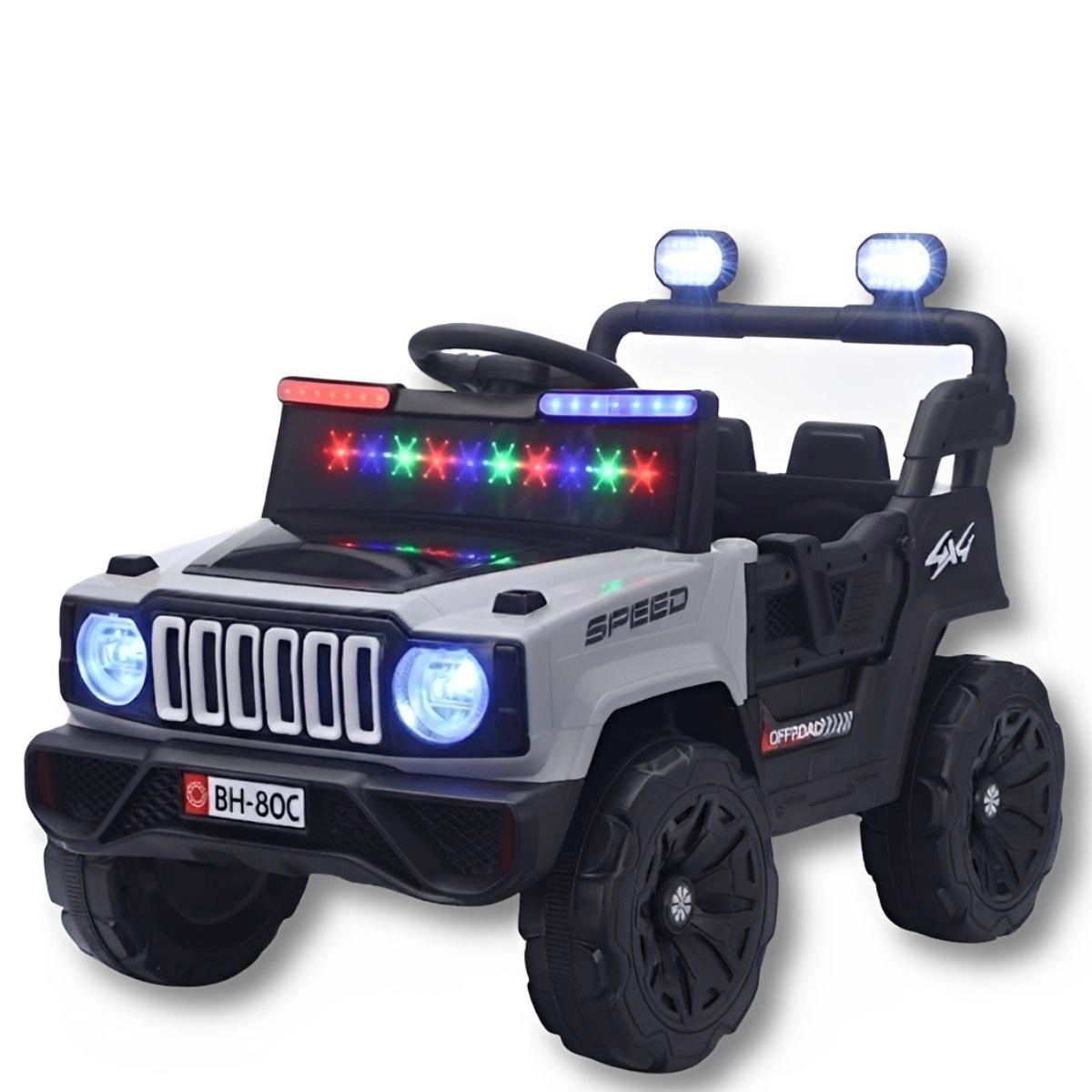 MINI CARRO ELÉTRICO INFANTIL 12V UTV CINZA IMPORTWAY
