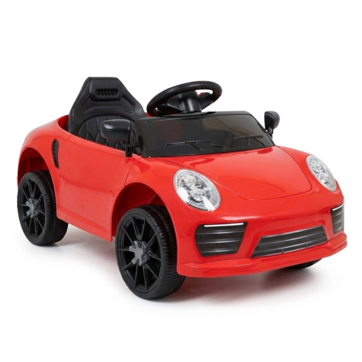 MINI CARRO ELÉTRICO INFANTIL 6V COM LUZ ATÉ 30KG VERMELHO