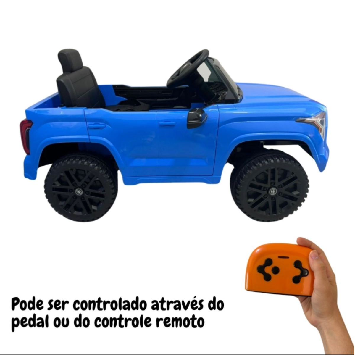 Mini Carro Elétrico Toyota Tundra 12v Azul Importway Mini Carro Elétrico Toyota Tundra 12v Azul Importway
