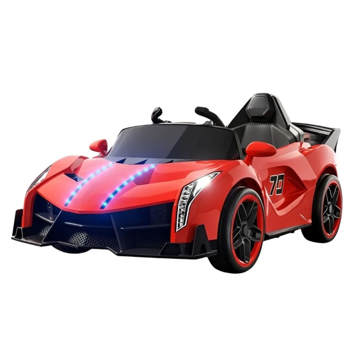 MINI CARRO ELETRICO INFANTIL 6V VERMELHO BW404VM COM CONTROLE REMOTO