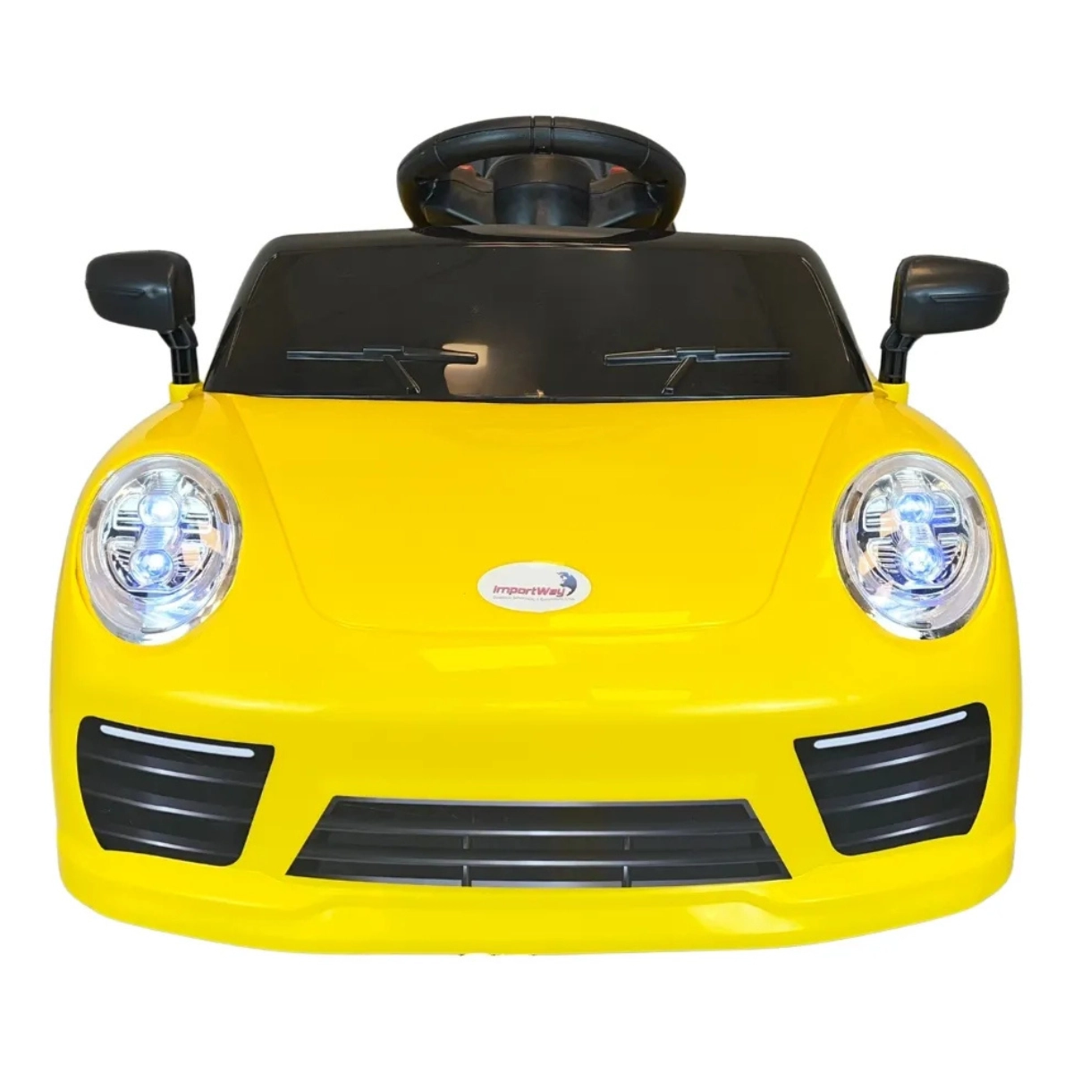 MINI CARRO ELETRICO INFANTIL AMARELO IMPORTWAY BW394AM 6V 