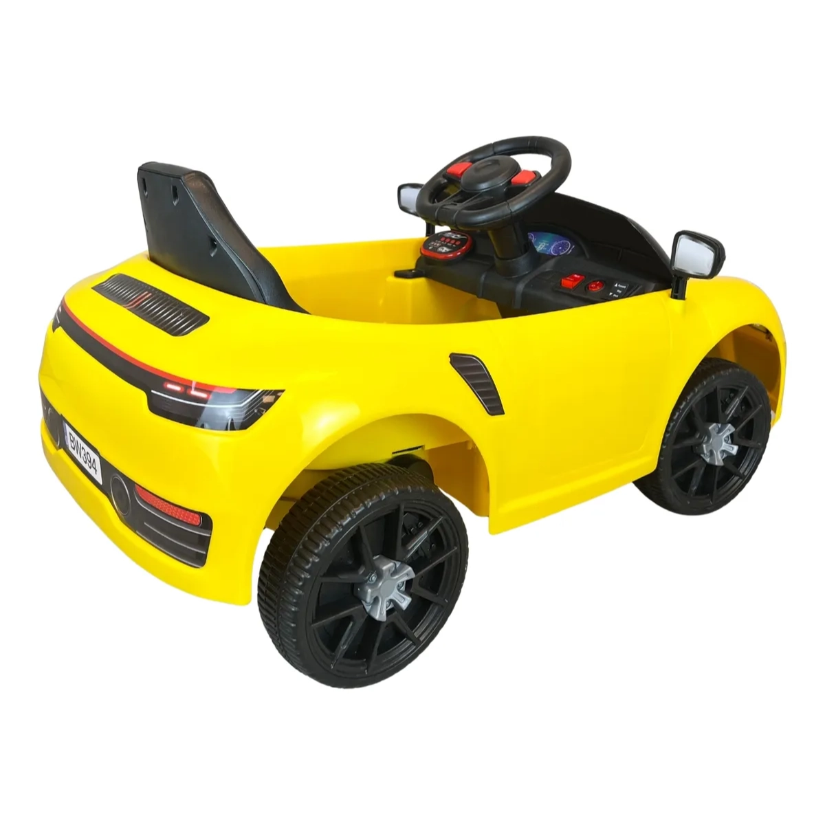 MINI CARRO ELETRICO INFANTIL AMARELO IMPORTWAY BW394AM 6V 