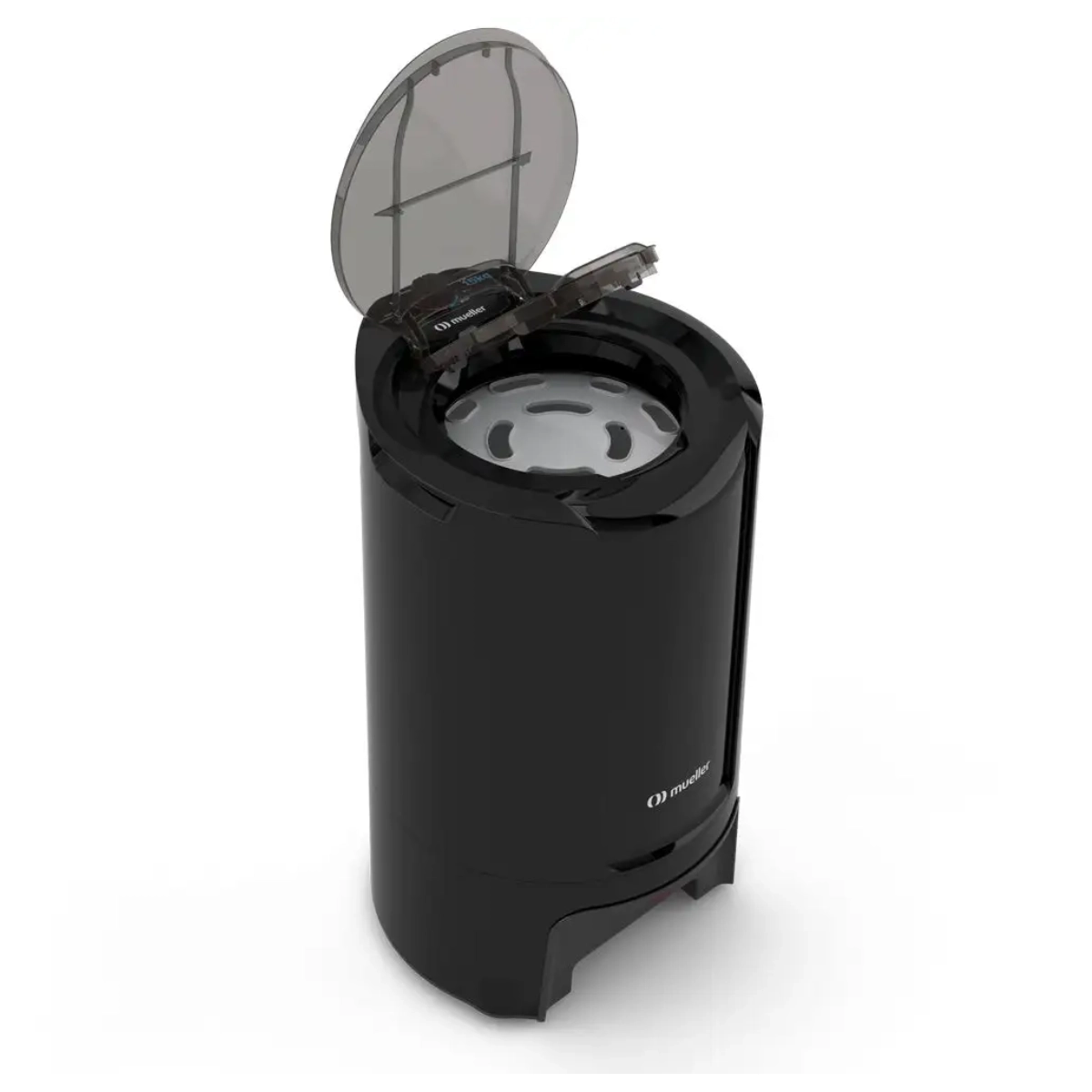 MINI CENTRIFUGA DE ROUPAS MUELLER FIT 15KG DUPLA TAMPA 127V PRETA