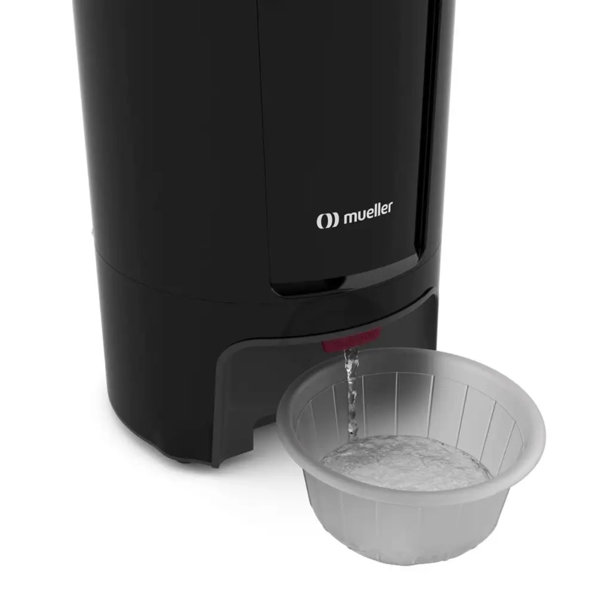 MINI CENTRIFUGA DE ROUPAS MUELLER FIT 15KG DUPLA TAMPA 127V PRETA