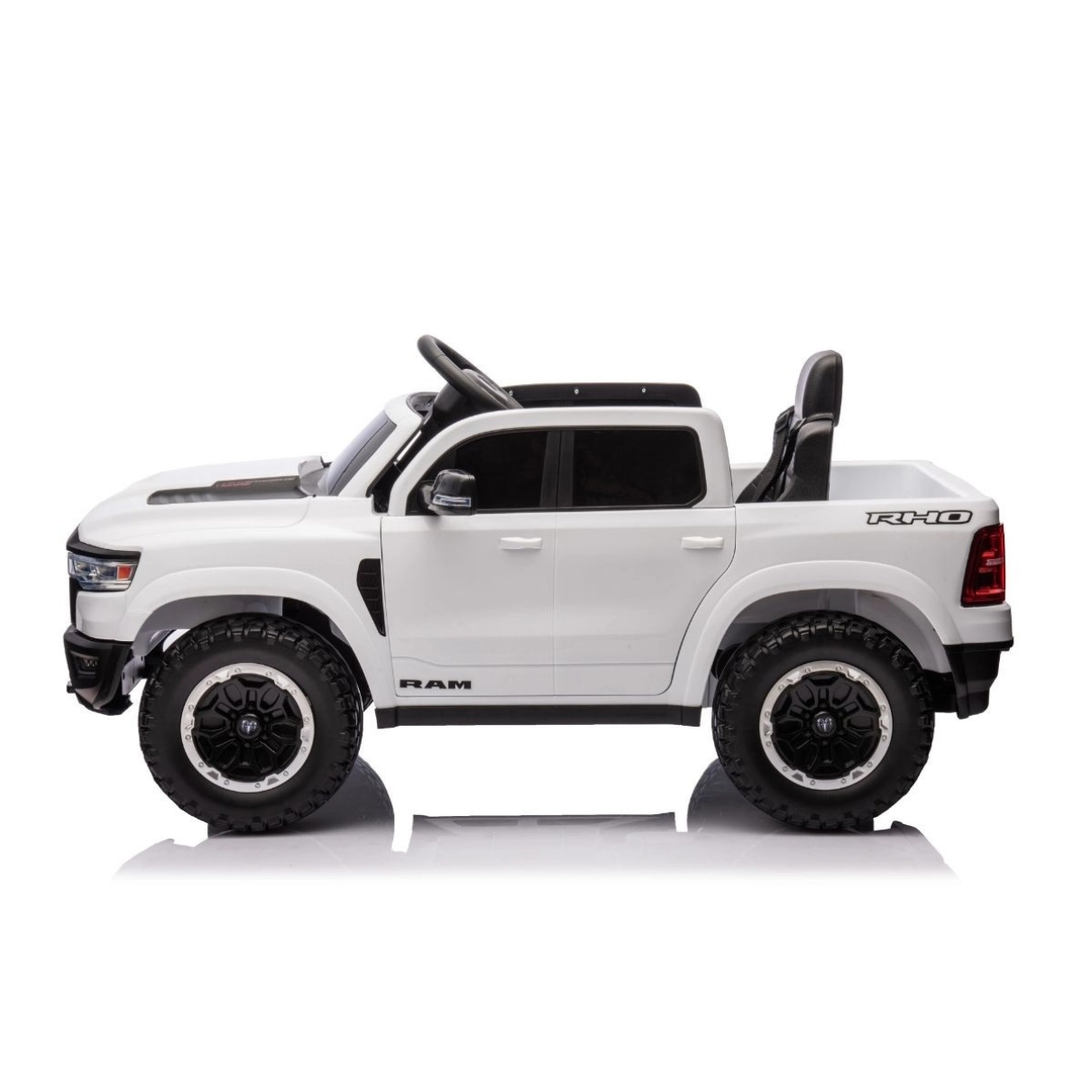 MINI DODGE RAM 1500 ELETRICO 12V INFANTIL LICENCIADO RHO BRANCO