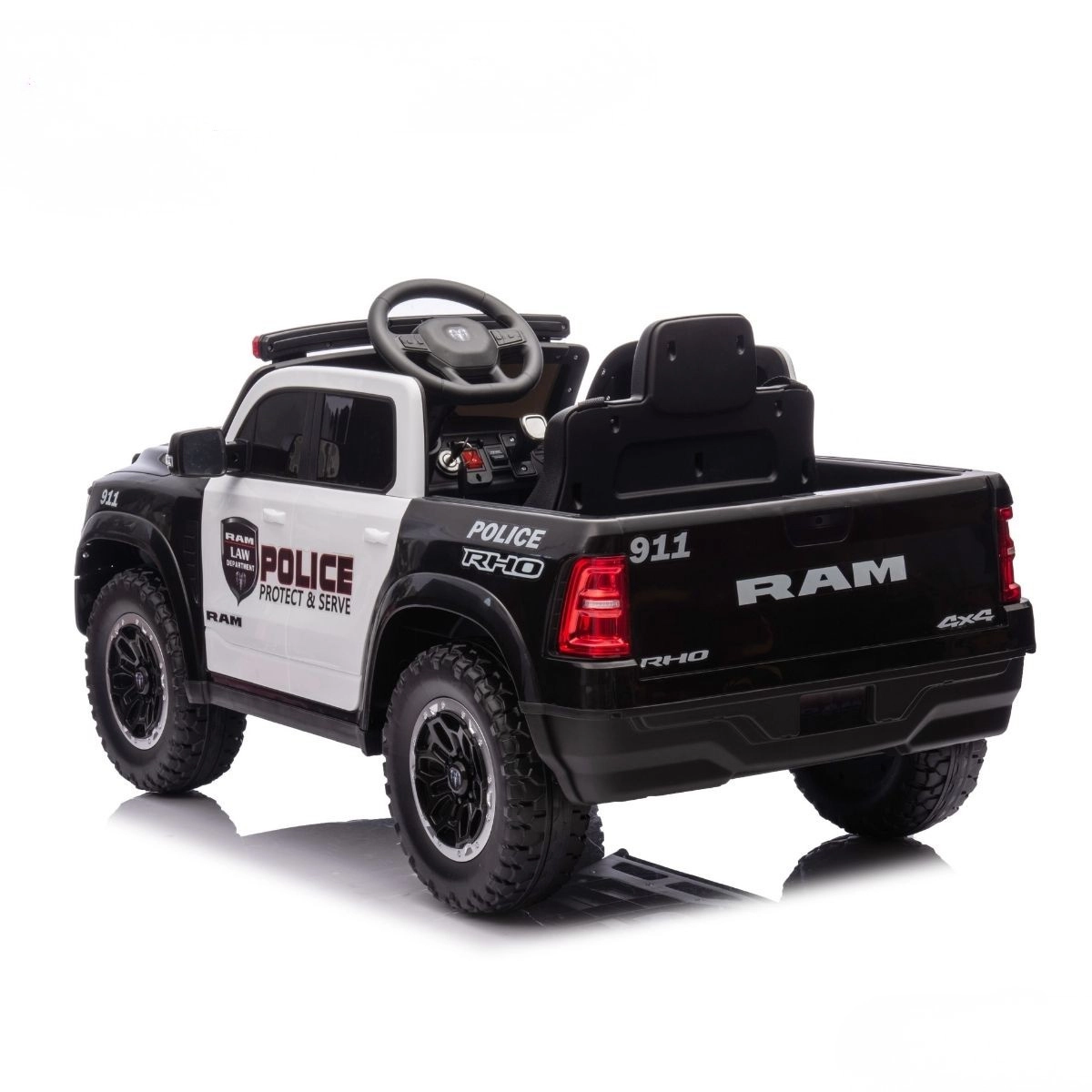 MINI DODGE RAM 1500 ELETRICO 12V INFANTIL LICENCIADO RHO POLICIA