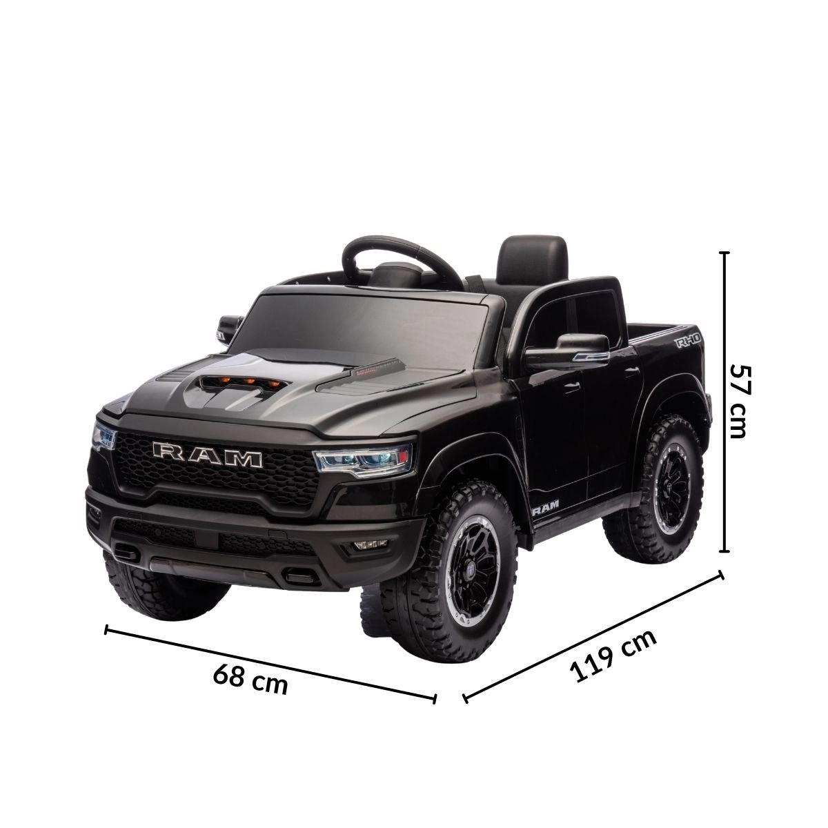 MINI DODGE RAM 1500 ELETRICO 12V INFANTIL LICENCIADO RHO PRETO MINI DODGE RAM 1500 ELETRICO 12V INFANTIL LICENCIADO RHO PRETO