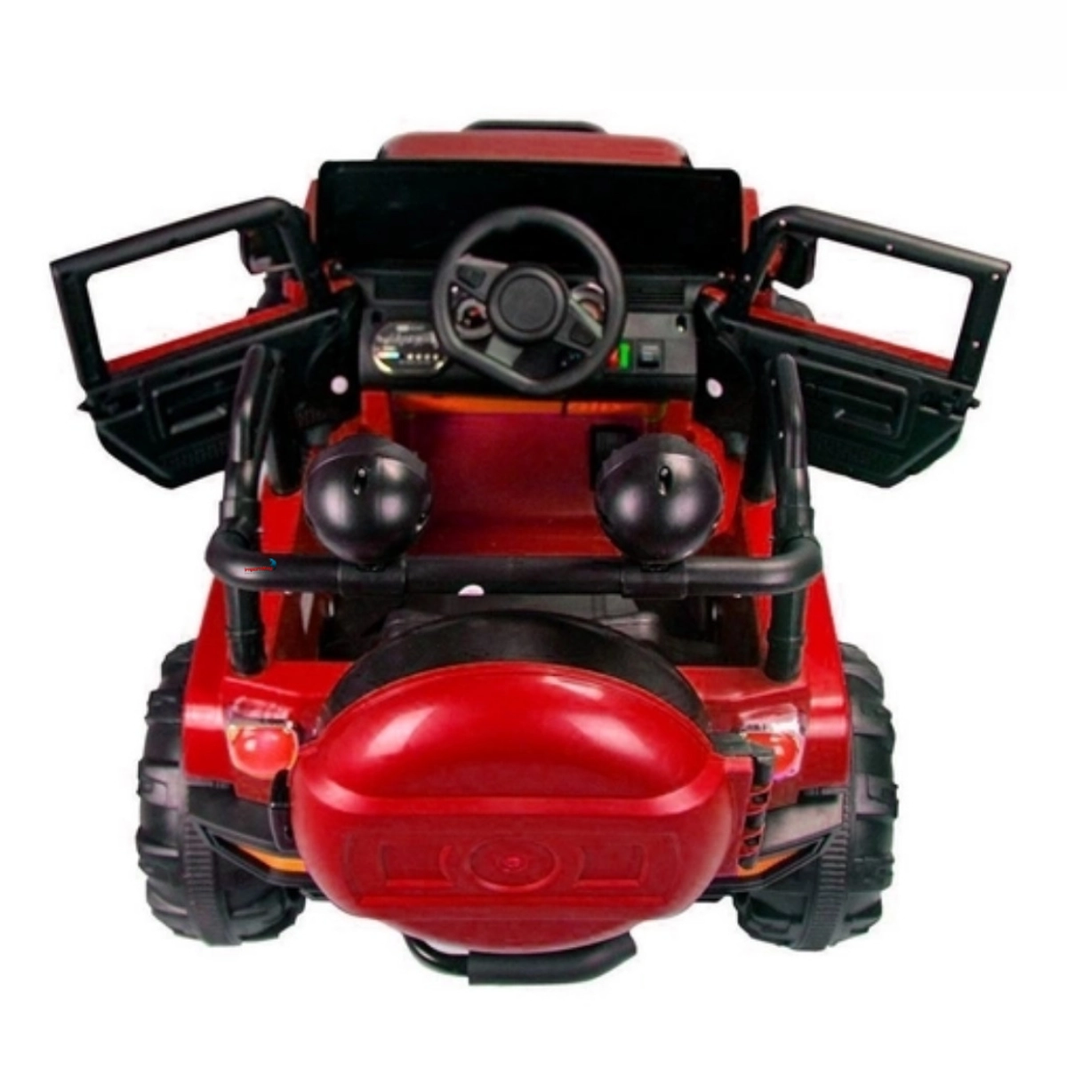 MINI JIPE INFANTIL MOTORIZADO VERMELHO COM CONTROLE REMOTO - IMPORTWAY