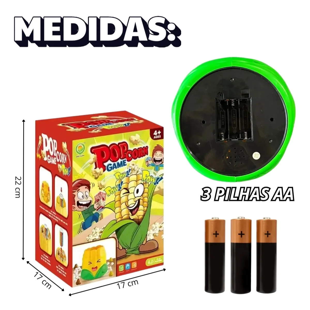 MINI JOGO INFANTIL PULA PIPOCA IMPORTWAY MINI JOGO INFANTIL PULA PIPOCA IMPORTWAY