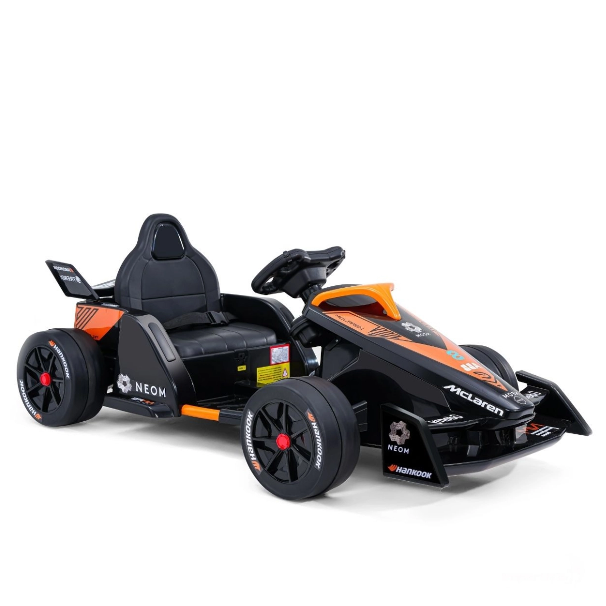 MINI KART ELETRICO INFANTIL 12V FORMULA 1 PRETO IMPORTWAY