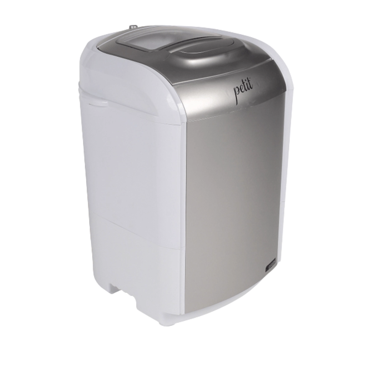 MINI LAVADORA DE ROUPA PORTÁTIL PETIT PRAXIS 1,2 KG PRATA 127V