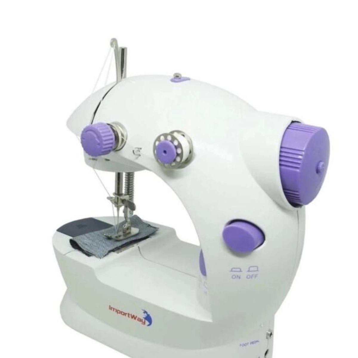 MINI MAQUINA DE COSTURA BIVOLT  6V 1200 MA, 9,5W - IMPORTWAY