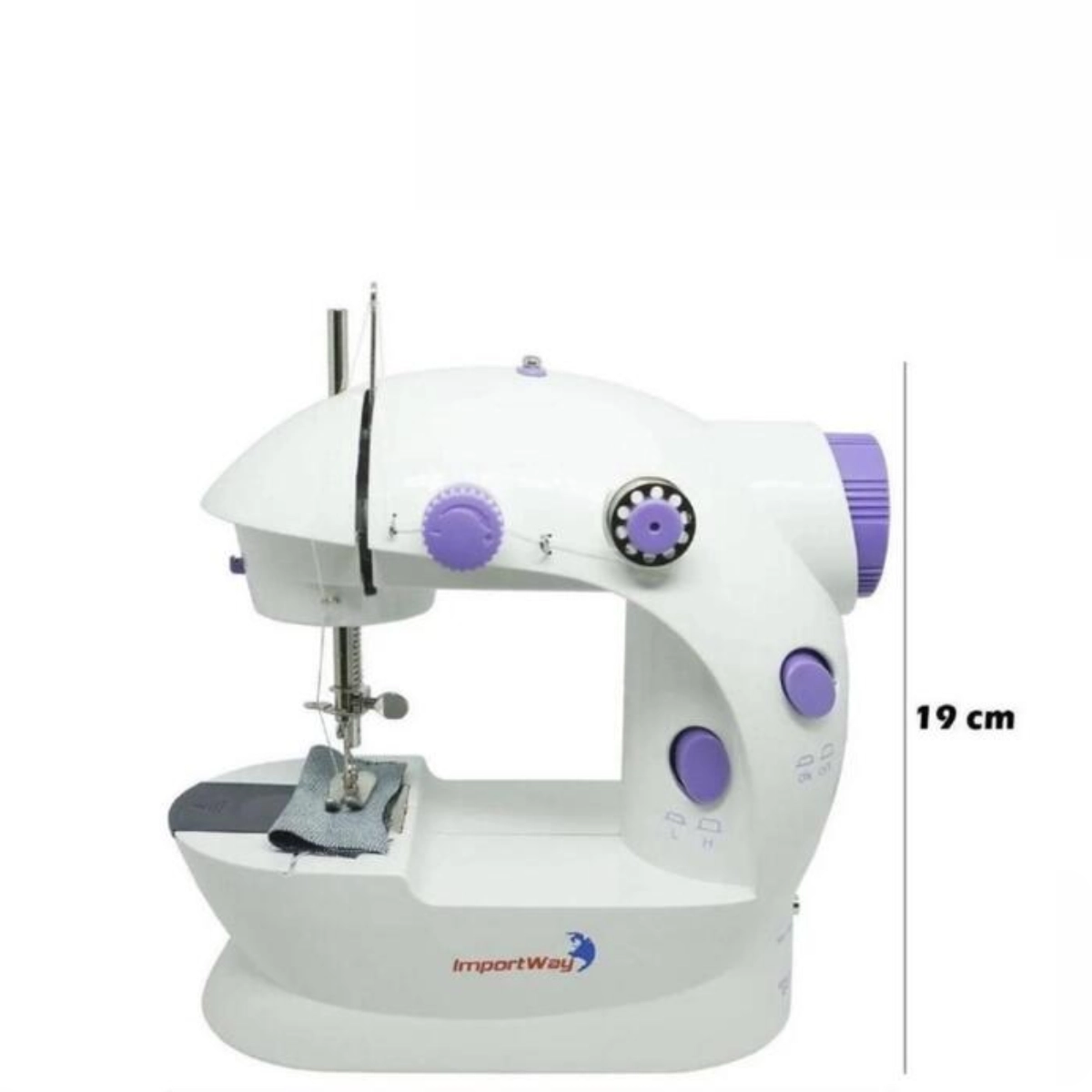 MINI MAQUINA DE COSTURA BIVOLT  6V 1200 MA, 9,5W - IMPORTWAY