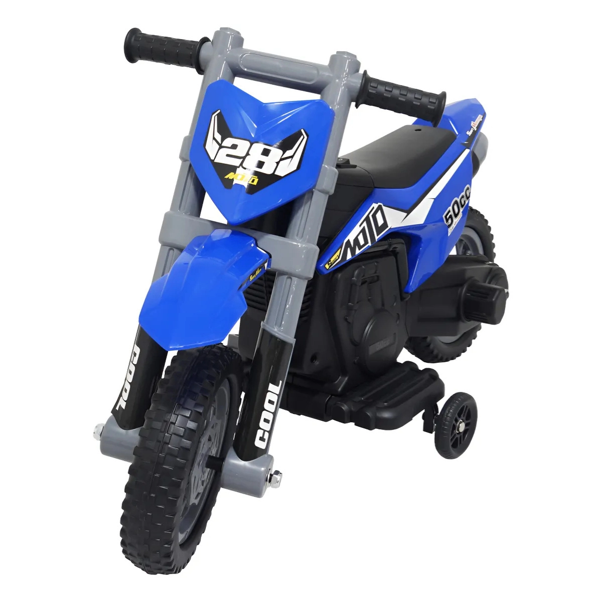 MINI MOTO CROSS INFANTIL ELÉTRICA 6V AZUL IMPORTWAY BW233AZ