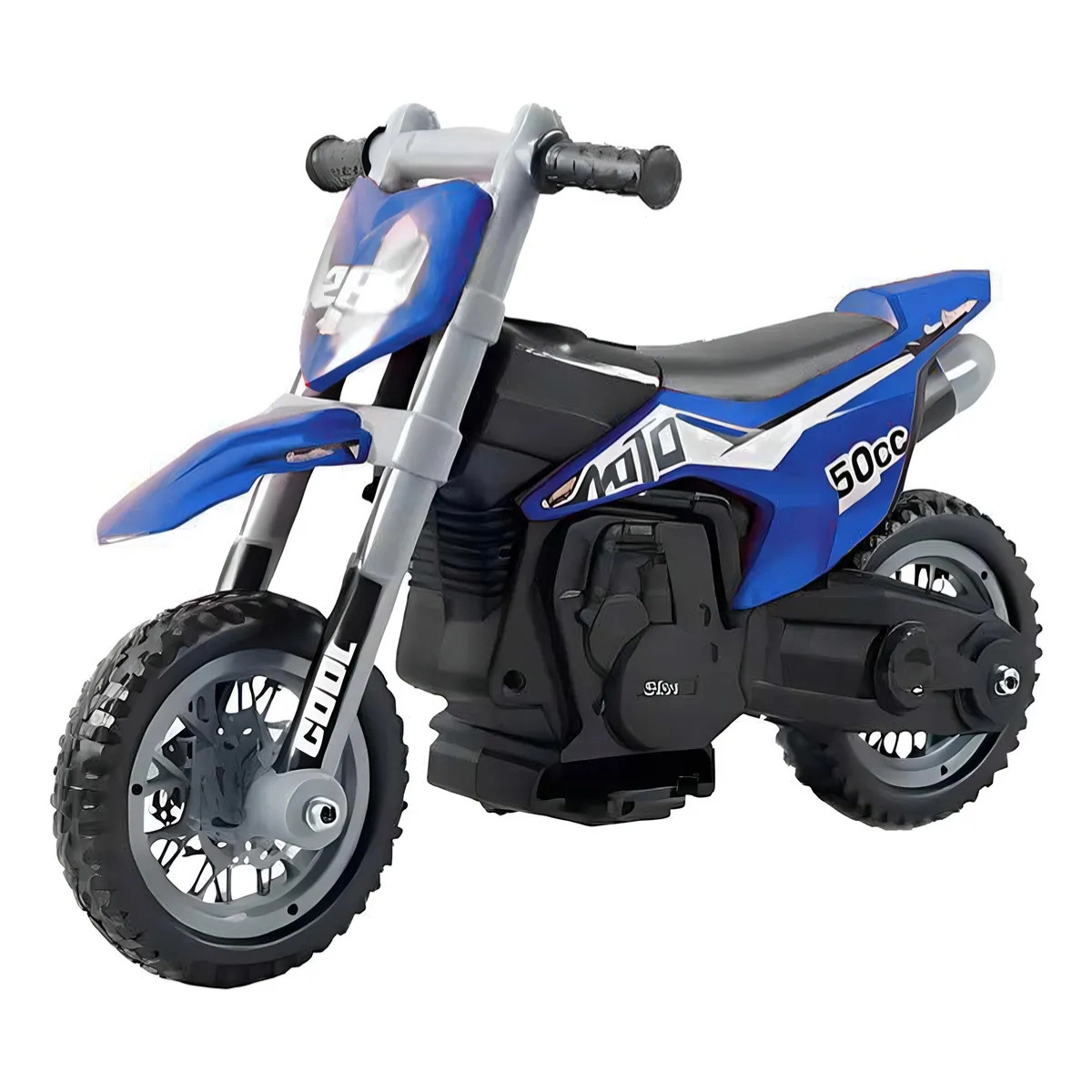 MINI MOTO CROSS INFANTIL ELÉTRICA 6V AZUL IMPORTWAY BW233AZ