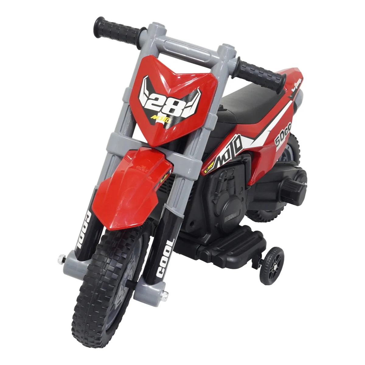 MINI MOTO CROSS INFANTIL ELÉTRICA 6V VERMELHA IMPORTWAY BW233VM