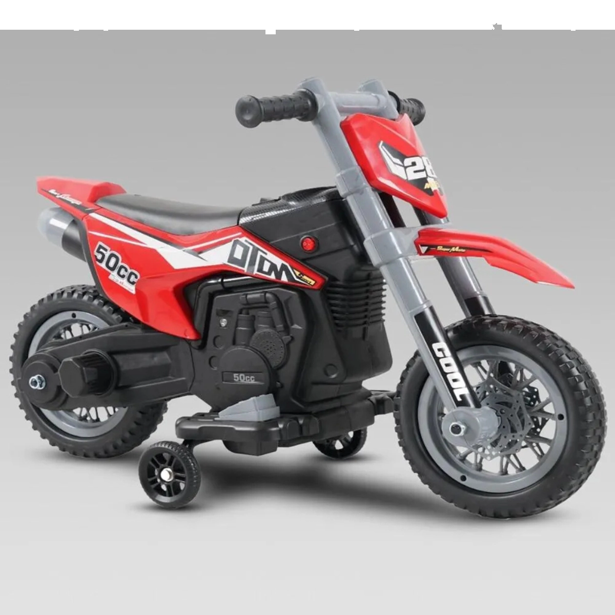 MINI MOTO CROSS INFANTIL ELÉTRICA 6V VERMELHA IMPORTWAY BW233VM