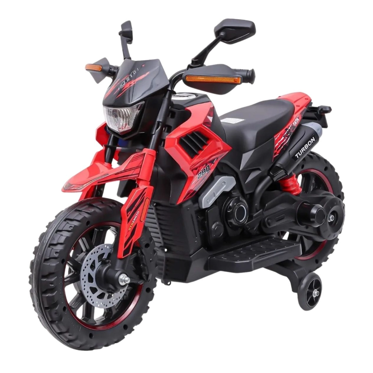 MINI MOTO ELÉTRICA ESPORTIVA INFANTIL 6V VERMELHA LUZ E SOM BW531VM