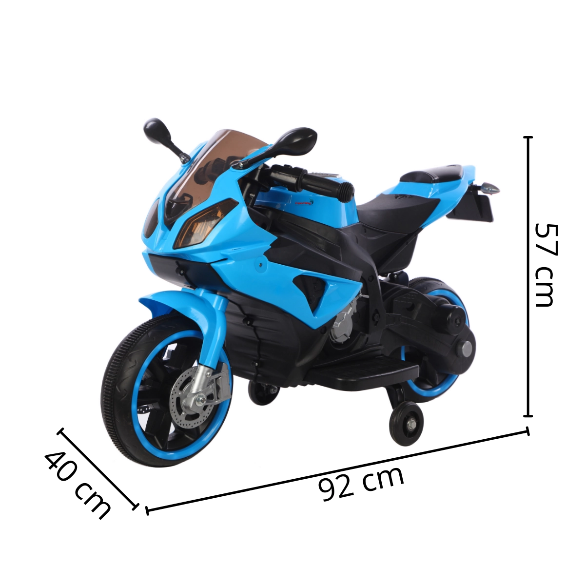 MINI MOTO ELÉTRICA INFANTIL 6V ESPORTIVA AZUL - IMPORTWAY