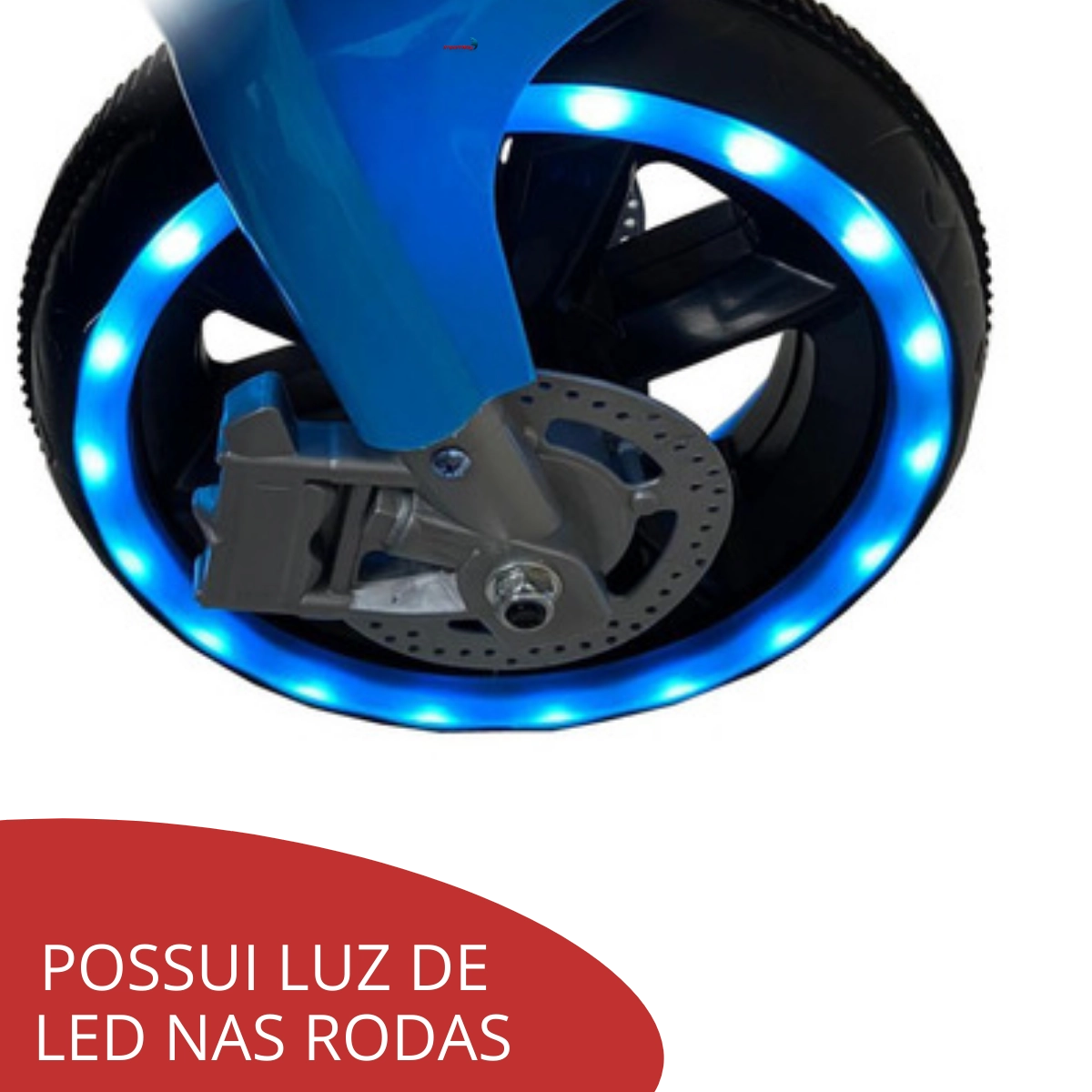 MINI MOTO ELÉTRICA INFANTIL 6V ESPORTIVA AZUL - IMPORTWAY