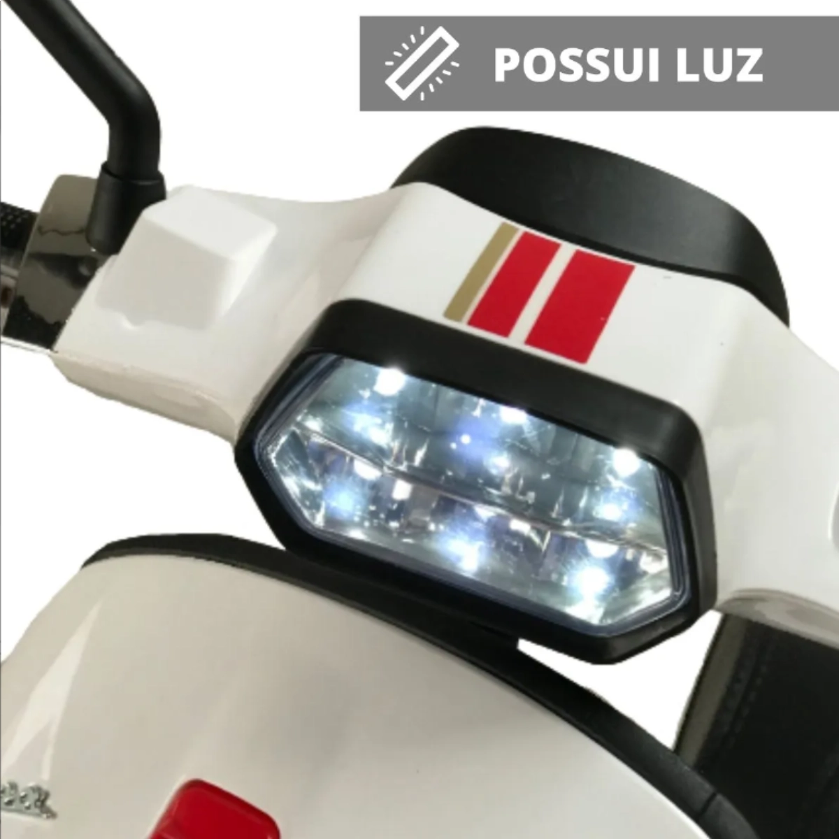 Mini Moto Elétrica Infantil Grande Vespa Licenciado