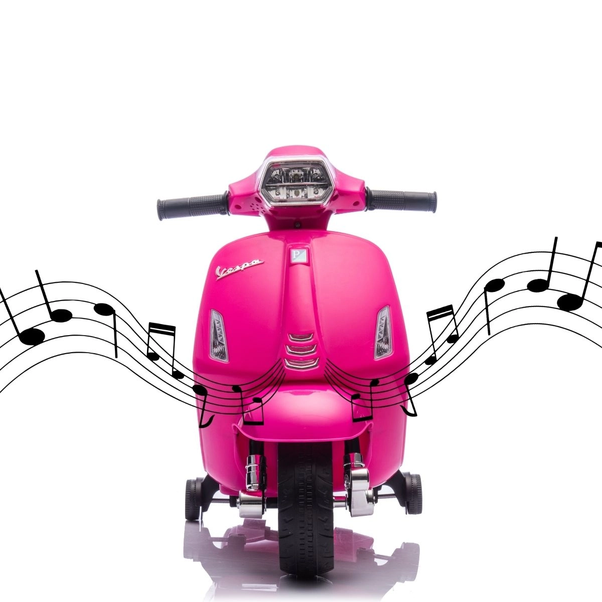 Mini Moto Eletrica 6v Licenciado Vespa Rosa