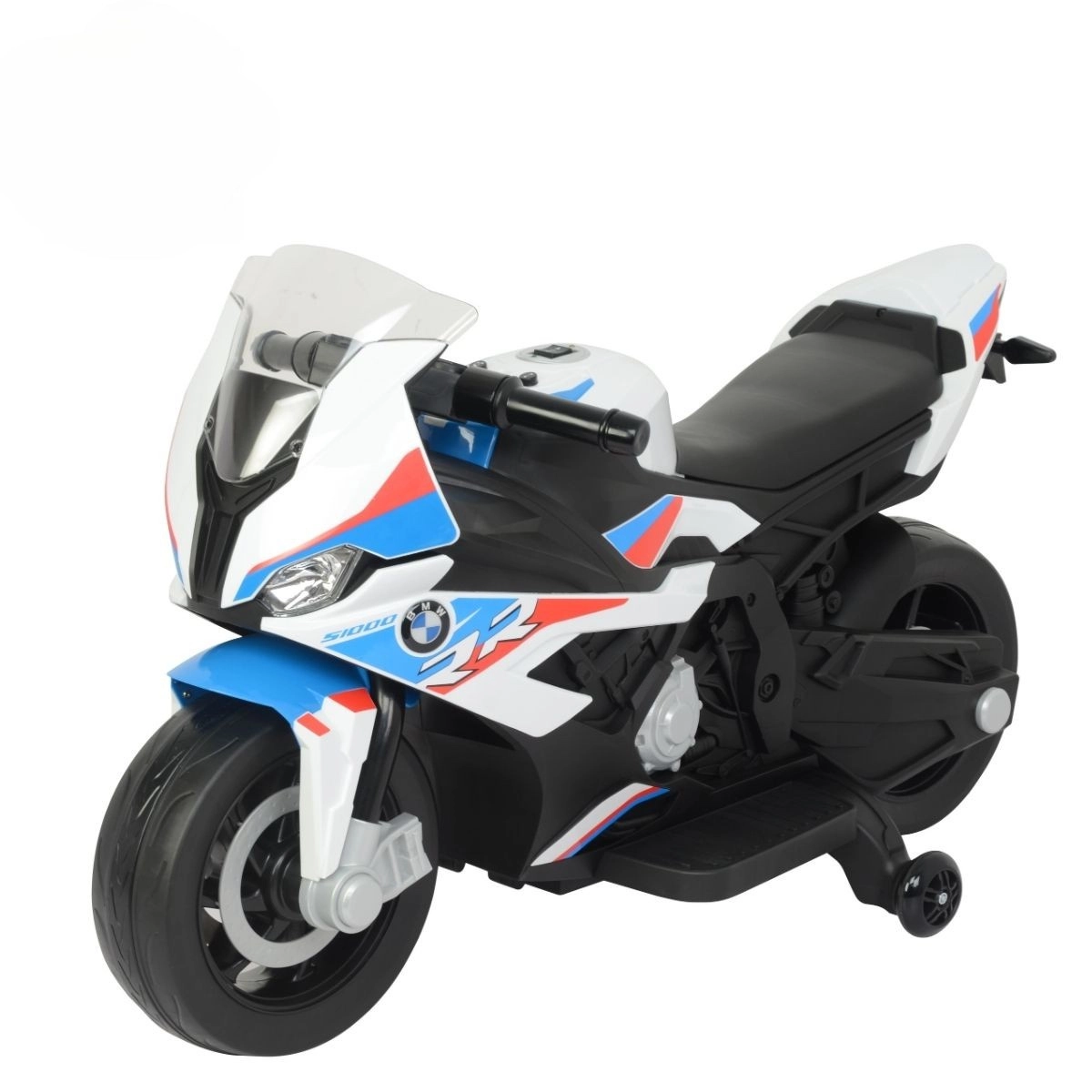 MINI MOTO ELETRICA INFANTIL 12V BMW S1000RR BRANCA - IMPORTWAY
