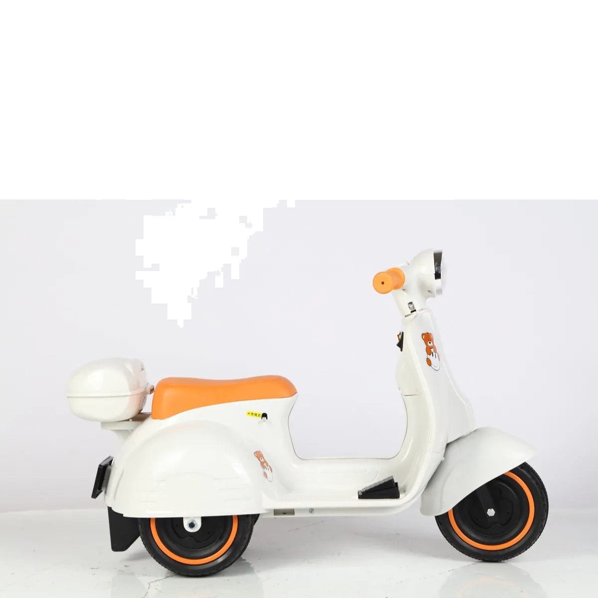 MINI MOTO SCOOTER CUBI JOY INFANTIL 6V BRANCO