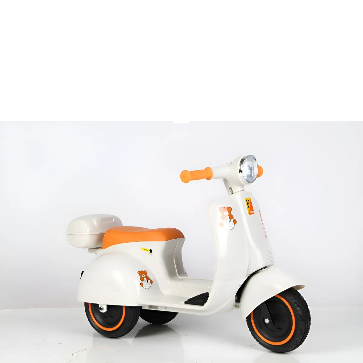 MINI MOTO SCOOTER CUBI JOY INFANTIL 6V BRANCO