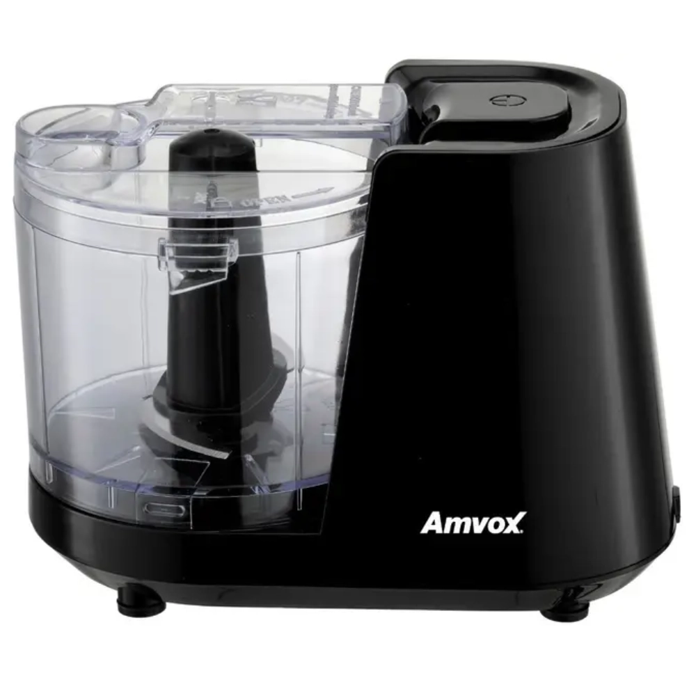 Mini Processador de Alimentos Amvox 100w Preto - Apr1001 3 Funções