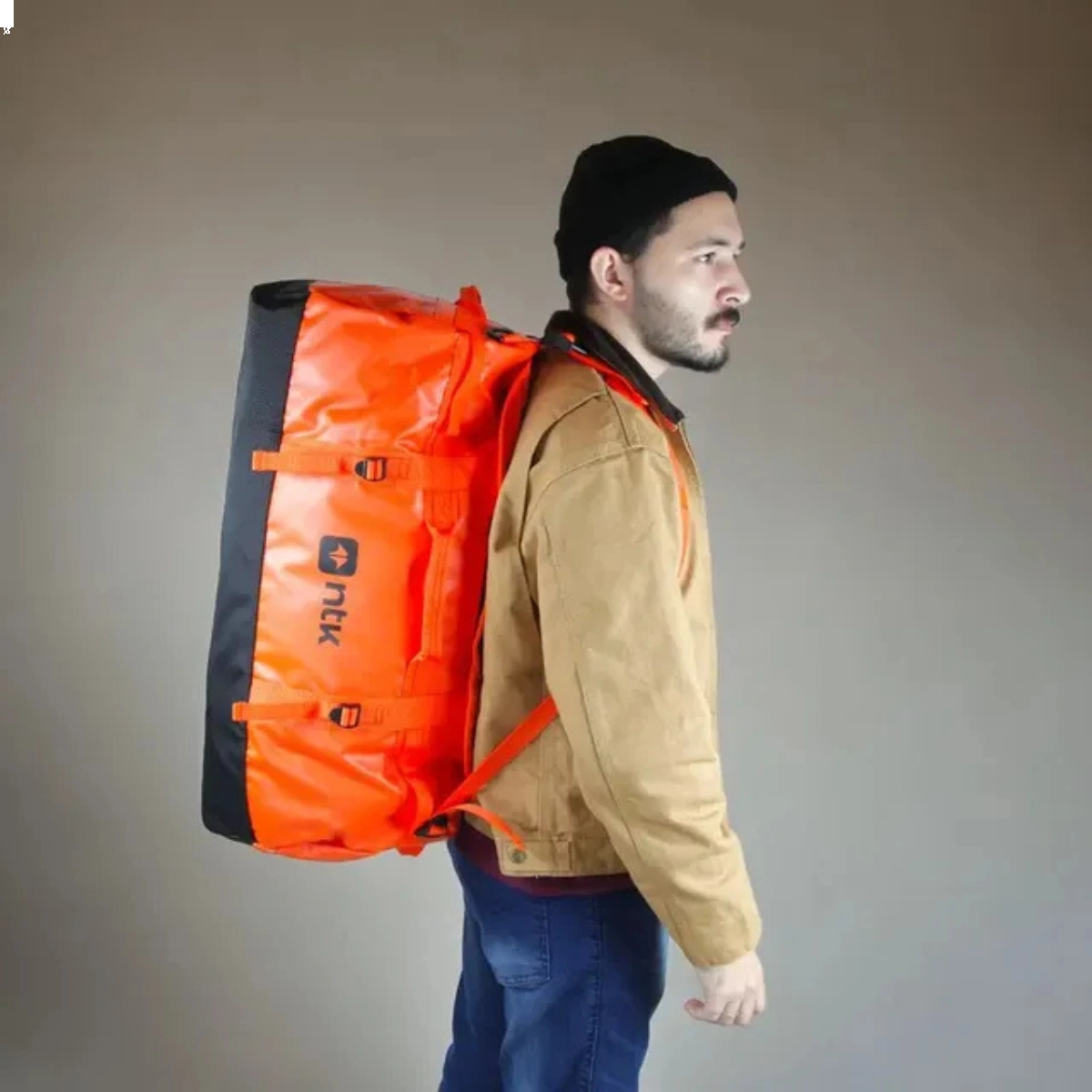 MOCHILA DUFFLE PARA CAMPING NAUTIKA PARA VIAGENS 70 LITROS LARANJA MOCHILA DUFFLE PARA CAMPING NAUTIKA PARA VIAGENS 70 LITROS LARANJA