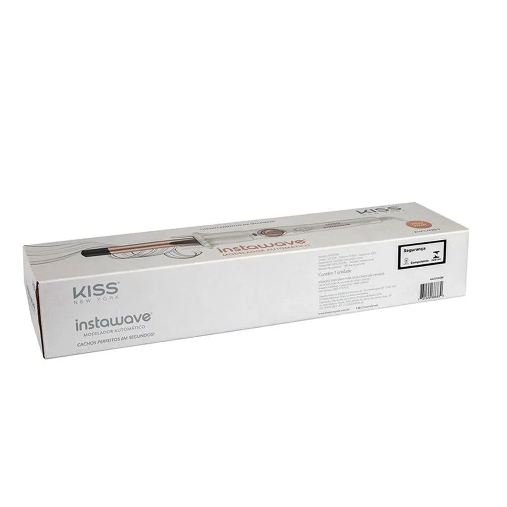 Modelador de Cachos Automáticos Instawave Bivolt Kiss New York Kaci01br Modelador de Cachos Automáticos Instawave Bivolt Kiss New York Kaci01br