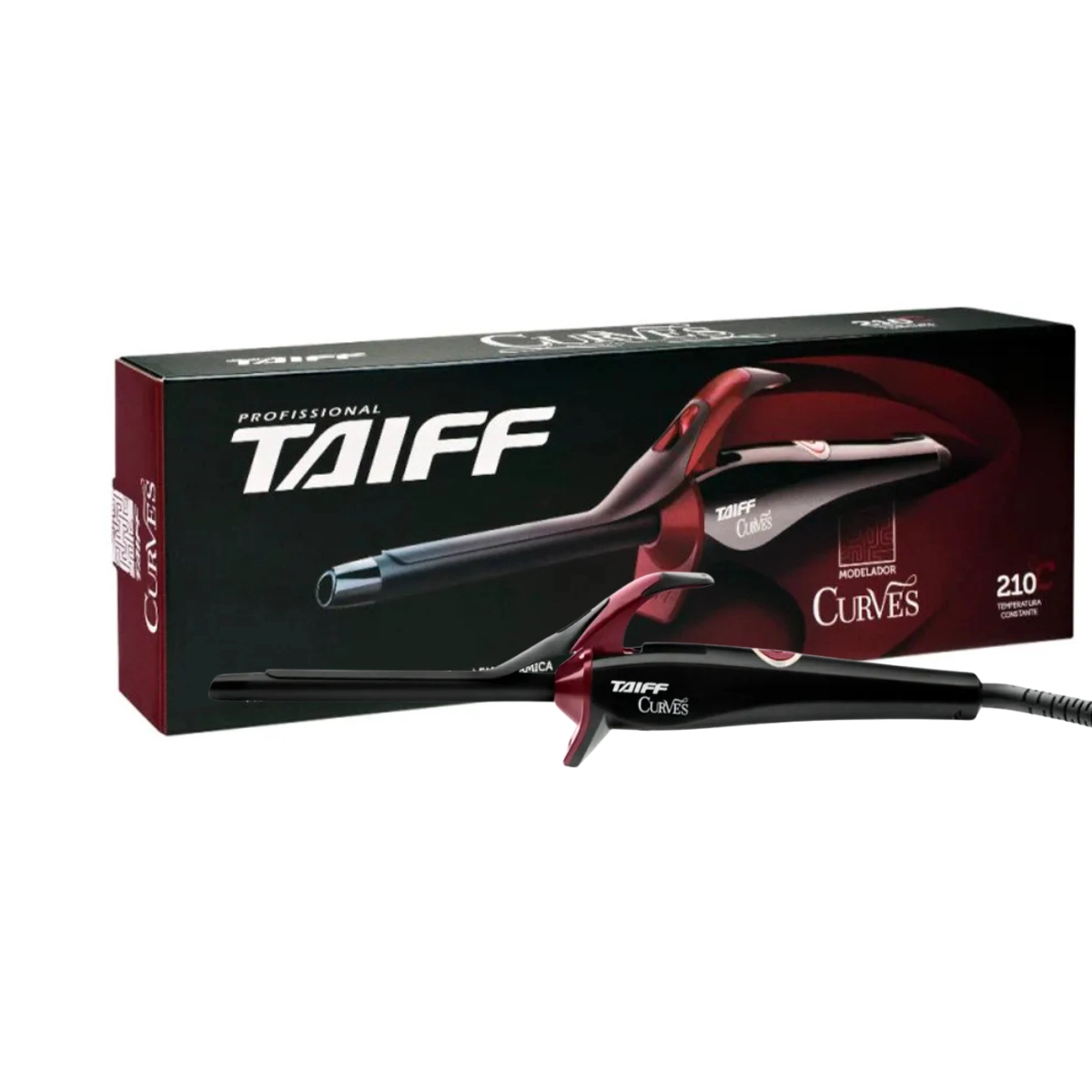 MODELADOR TAIFF CURVES 1/2 AUTOMATIC BIVOLT 13MM ROXO