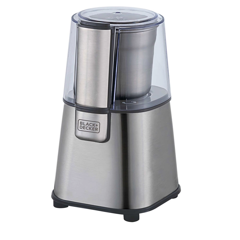 MOEDOR ELÉTRICO DE CAFÉ E GRÃOS GOURMAND GRIS BLACK DECKER 60G 127V MG200BR