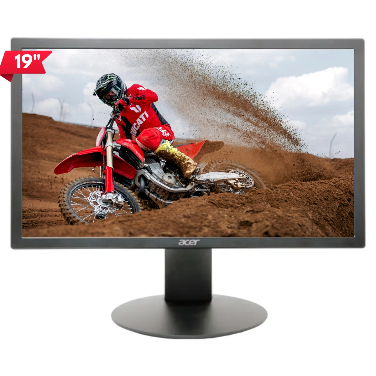 MONITOR ACER 19,5 LED HD+ E200Q BI VGA HDMI 75HZ 6MS BIVOLT